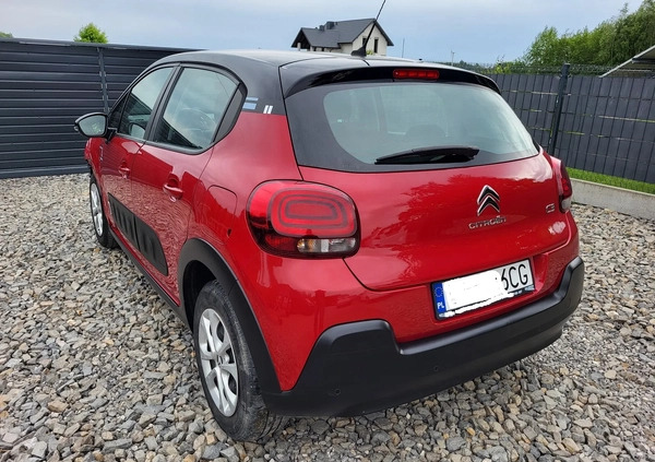 Citroen C3 cena 23500 przebieg: 94000, rok produkcji 2019 z Dobra małe 407
